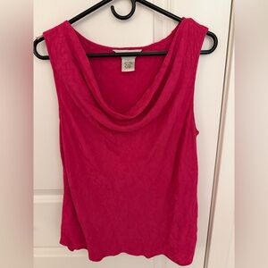 Elegant Pink Sleeveless Top